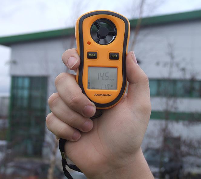 Take care in windy weather