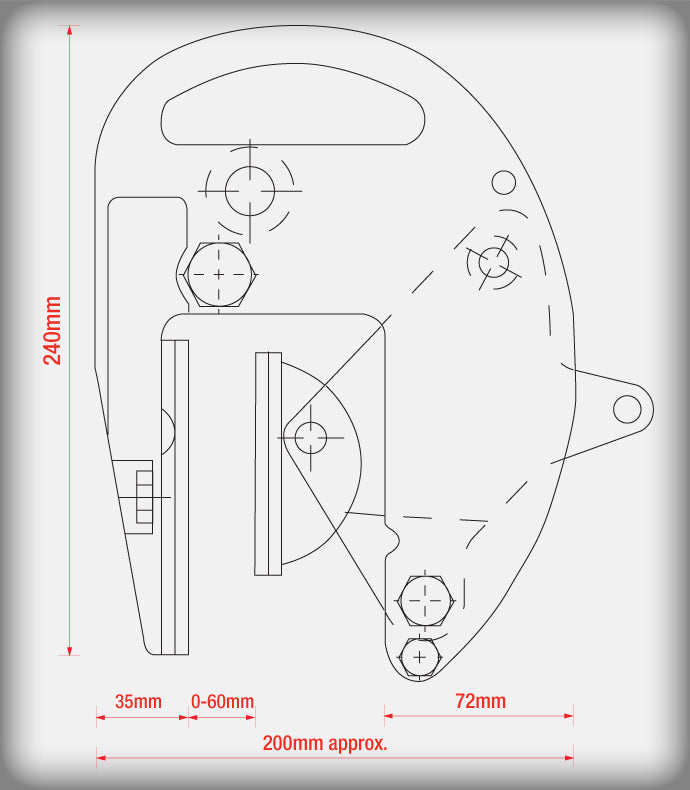 Upright Stone Clamp (800kg)
